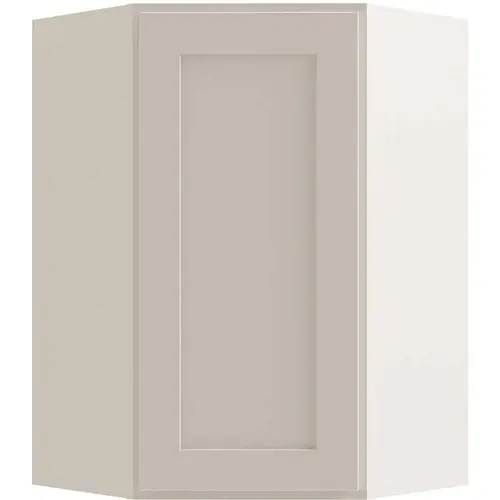 Cabinetry Luxor White Corner Wall Cabinet 23.875w X 36h Cabinetry Luxor White Corner Wall Cabinet 23.875w X 36h