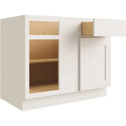 Cabinetry Luxor White Blind Base Cabinet 33w X 34.5h Cabinetry Luxor White Blind Base Cabinet 33w X 34.5h