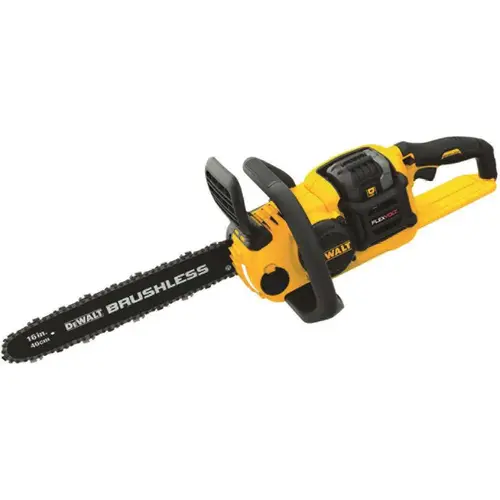 60V MAX 16in. Brushless Battery Powered Chainsaw Kit with (1) FLEXVOLT 2Ah Battery & Charger Yellow