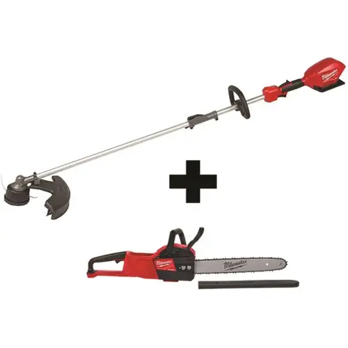 M18 FUEL 18V Lithium-Ion Cordless Brushless QUIK-LOK String Trimmer and Chainsaw Combo Kit (2-Tool) M18 FUEL 18V Lithium-Ion Cordless Brushless QUIK-LOK String Trimmer and Chainsaw Combo Kit (2-Tool)