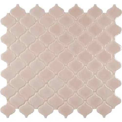 Fog Arabesque 11.75 in. x 12.25 in. Glossy Porcelain Patterned Look Wall Tile (10.95 sq. ft./Case) - pack of 15 Fog Arabesque 11.75 in. x 12.25 in. Glossy Porcelain Patterned Look Wall Tile (10.95 sq. ft./Case) - pack of 15
