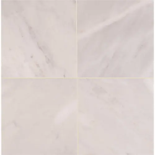 Greecian White 12 in. x 12 in. Honed Marble Floor and Wall Tile (5 sq. ft./case)