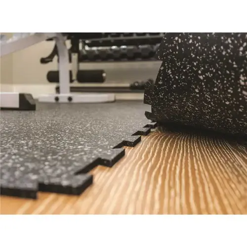 Pro Series Grey-DDG 6 mm 24 in. W x 24 in. L Interlocking Rubber Tile (40 sq. ft.) - pack of 10