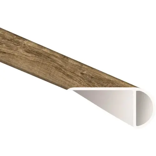 Rustic Pecan 0.75 in. Thick x 1.78 in. Wide x 94 in. Length Luxury Vinyl Stair Nose Molding