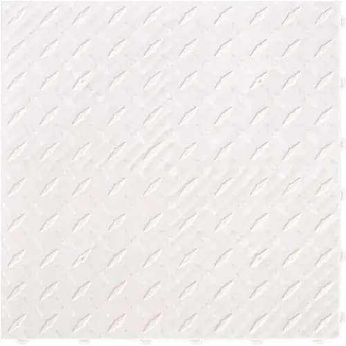 15.75 in. x 15.75 in. Arctic White Diamond Trax 9-Tile Modular Flooring Pack (15.5 sq. ft./case) 15.75 in. x 15.75 in. Arctic White Diamond Trax 9-Tile Modular Flooring Pack (15.5 sq. ft./case)
