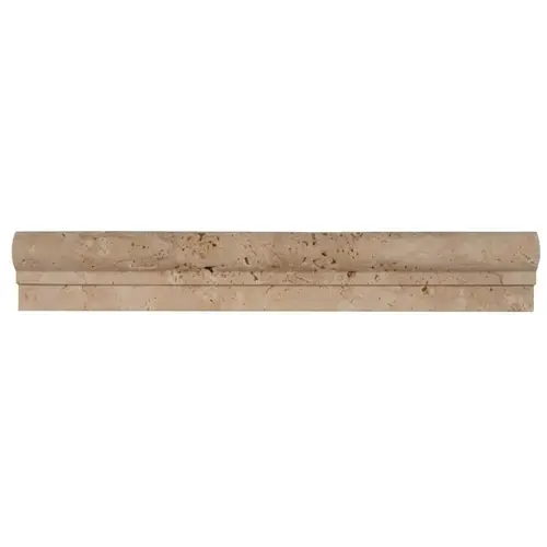 Chiaro Crown Molding 2 in. x 12 in. Honed Travertine Wall Tile (1 lin. ft.)