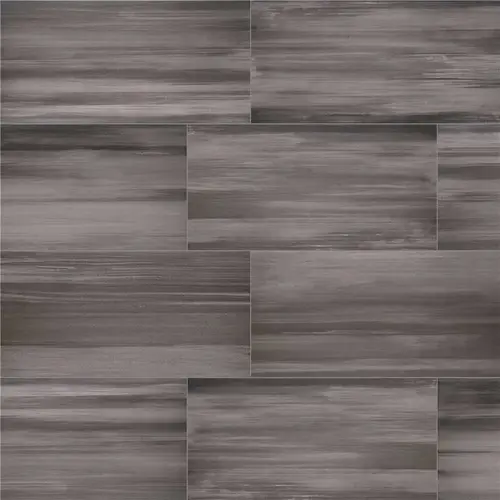 Water Color Graphite 12 in. x 24 in. Matte Porcelain Stone Look Floor and Wall Tile (12 sq. ft./Case) - pack of 6 Water Color Graphite 12 in. x 24 in. Matte Porcelain Stone Look Floor and Wall Tile (12 sq. ft./Case) - pack of 6