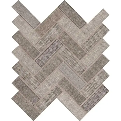 Textalia Herringbone 11.75 in. x 15.5 in. Glossy Glass Patterned Look Wall Tile (14.7 sq. ft./Case) Textalia Herringbone 11.75 in. x 15.5 in. Glossy Glass Patterned Look Wall Tile (14.7 sq. ft./Case)