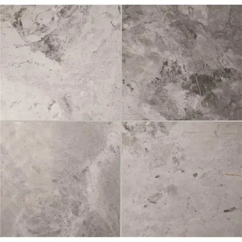 Tundra Gray 12 in. x 12 in. Polished Marble Floor and Wall Tile (10 sq. ft./Case) Tundra Gray 12 in. x 12 in. Polished Marble Floor and Wall Tile (10 sq. ft./Case)
