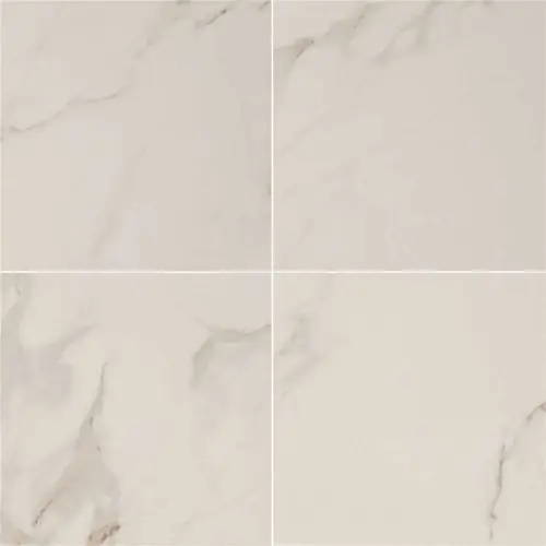 Carrara White 24 in. x 24 in. Polished Porcelain Floor and Wall Tile (448 sq. ft./Pallet) Carrara White 24 in. x 24 in. Polished Porcelain Floor and Wall Tile (448 sq. ft./Pallet)