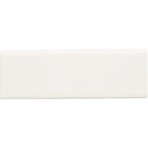 Daltile RE15S4269CC1P2 Restore Bright White 2 in. x 6 in. Glazed Ceramic Bullnose Trim Tile (0.1 sq. ft./each)