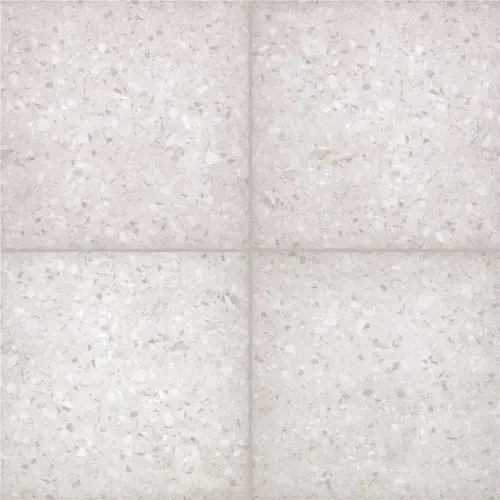 Terrazo Glacier 24 in. x 24 in. Square Matte Porcelain Paver Floor Tile (14- sq. ft./Pallet) Terrazo Glacier 24 in. x 24 in. Square Matte Porcelain Paver Floor Tile (14- sq. ft./Pallet)