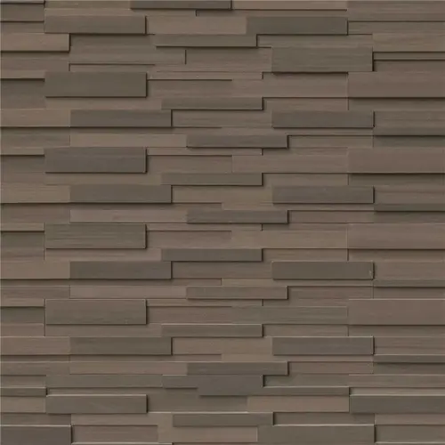 Brown Wave Brown 3D Ledger Panel 6 in. x 24 in. Textured Sandstone Wall Tile (60 sq. ft./Pallet)
