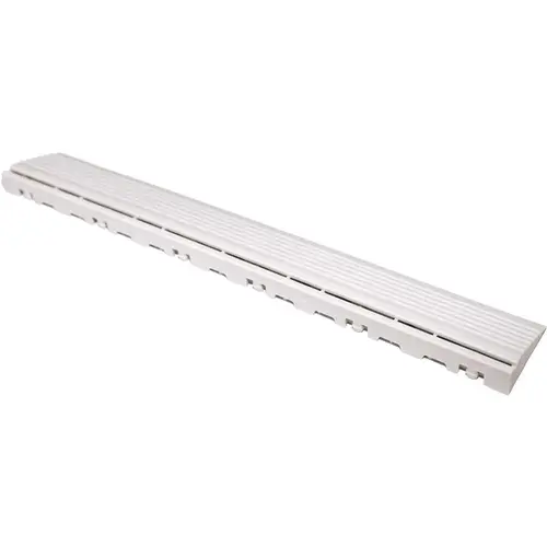 15.75 in. Artic White Pegged Edging for 15.75 in. Modular Tile Flooring 15.75 in. Artic White Pegged Edging for 15.75 in. Modular Tile Flooring
