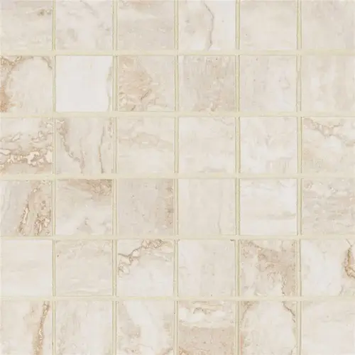 Bernini Bianco 2 in. x 2 in. Matte Porcelain Stone Look Wall Tile (8 sq. ft./Case) - pack of 8 Bernini Bianco 2 in. x 2 in. Matte Porcelain Stone Look Wall Tile (8 sq. ft./Case) - pack of 8