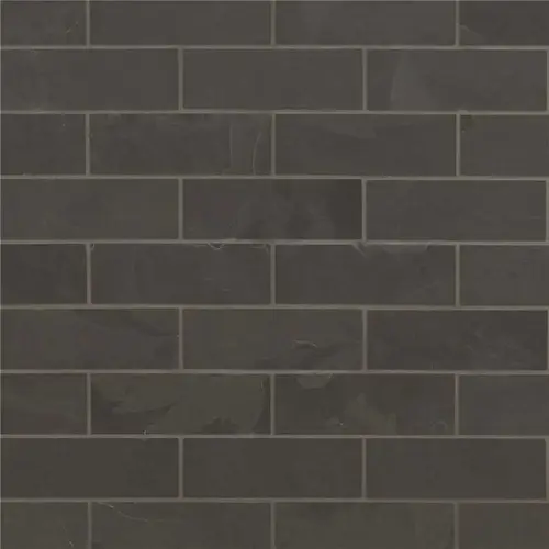 Montauk Black 4 in. x 12 in. Gauged Slate Floor and Wall Tile 5 sq. ft. / case Montauk Black 4 in. x 12 in. Gauged Slate Floor and Wall Tile 5 sq. ft. / case