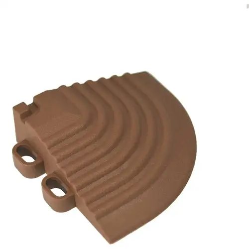 2.5 in. x 2.5 in. Walnut Brown Corner Edging for 15.75 in. Modular Tile Flooring