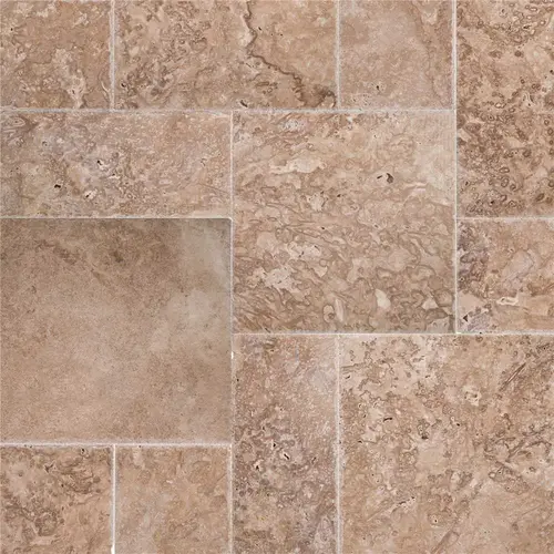Mediterranean Walnut 16 in. x 24 in. Honed Travertine Stone Look Floor and Wall Tile (80 sq. ft./Pallet) Mediterranean Walnut 16 in. x 24 in. Honed Travertine Stone Look Floor and Wall Tile (80 sq. ft./Pallet)