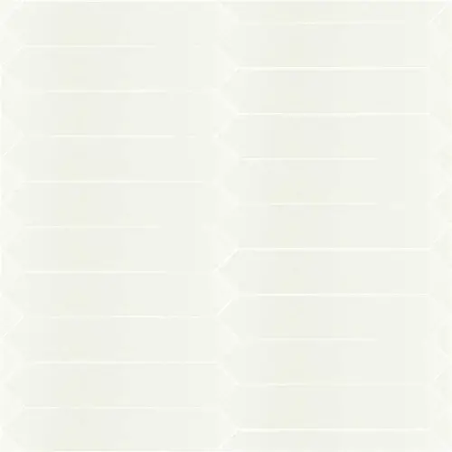 White Tapered Picket 2.50 in. x 13 in. Glossy Ceramic Stone Look Wall Tile (11.78 sq. ft./Case) White Tapered Picket 2.50 in. x 13 in. Glossy Ceramic Stone Look Wall Tile (11.78 sq. ft./Case)