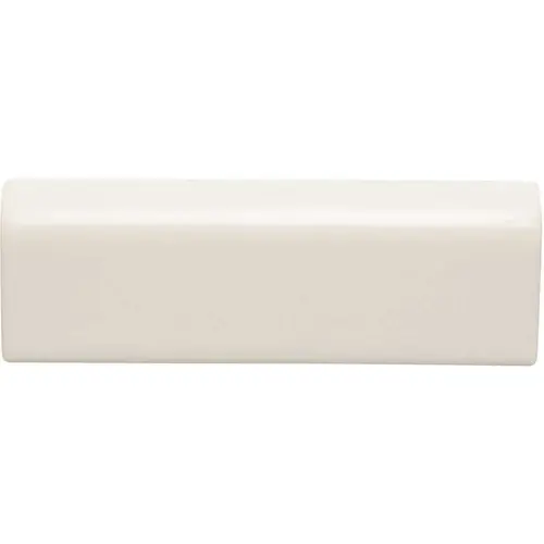 Restore Bright White 2 in. x 6 in. Glazed Ceramic Mudd Bullnose Trim Tile (0.1 sq. ft./each) Restore Bright White 2 in. x 6 in. Glazed Ceramic Mudd Bullnose Trim Tile (0.1 sq. ft./each)