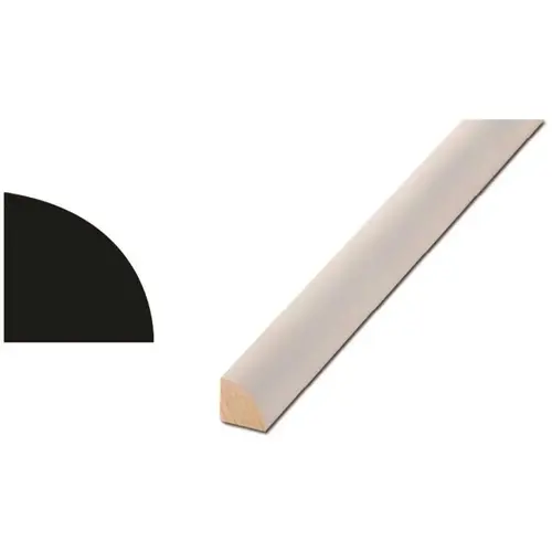 106 11/16 in. x 11/16 in. x 96 in. Primed Finger Jointed Quarter Round Moulding ( a 8 Total Linear Feet) White