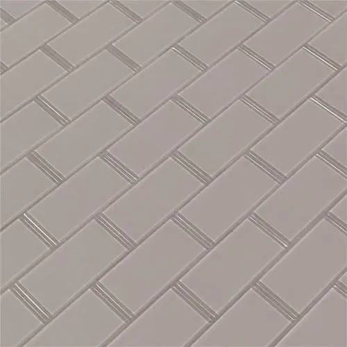 Oyster 11.88 in. x 13.88 in. Textured Glass Subway Wall Tile (9.7 sq. ft./Case) - pack of 10 Oyster 11.88 in. x 13.88 in. Textured Glass Subway Wall Tile (9.7 sq. ft./Case) - pack of 10