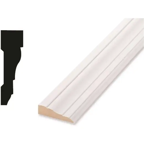 WM 366 5/8 in. x 2-1/4 in. x 84 in Finished Elegance Door and Window Casing White WM 366 5/8 in. x 2-1/4 in. x 84 in Finished Elegance Door and Window Casing White