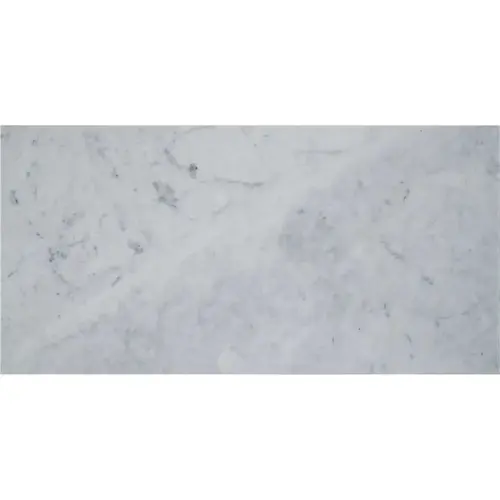 Carrara White 3 in. x 6 in. Polished Marble Floor and Wall Tile (1 sq. ft./Case) Carrara White 3 in. x 6 in. Polished Marble Floor and Wall Tile (1 sq. ft./Case)