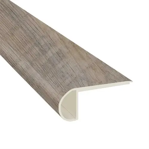 Hickory Lake 3/4 in. Thick x 2 3/4 in. Wide x 94 in. Length Luxury Vinyl Flush Stairnose Molding Hickory Lake 3/4 in. Thick x 2 3/4 in. Wide x 94 in. Length Luxury Vinyl Flush Stairnose Molding