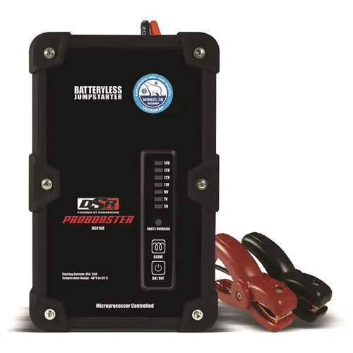 Schumacher DSR ProSeries Battery-less Ultracapacitor Jump Starter with Built-in Voltmeter - 450 Amps Schumacher DSR ProSeries Battery-less Ultracapacitor Jump Starter with Built-in Voltmeter - 450 Amps