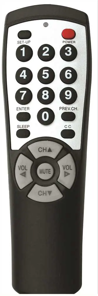 Clean Remote Brightstar Universal TV Remote Control BR100B Clean Remote Brightstar Universal TV Remote Control BR100B