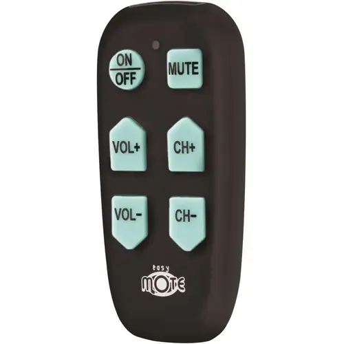 Big Button Easy Mote in Black Big Button Easy Mote in Black
