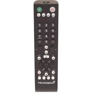 MICROBAN ZHL410MB Zenith 4-Device Universal Remote in Black