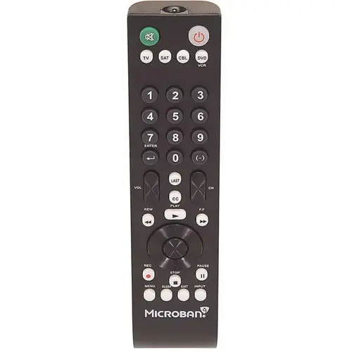 Zenith 4-Device Universal Remote in Black
