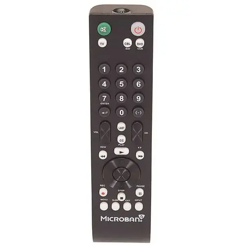 Zenith 3-Device Universal Remote in Black