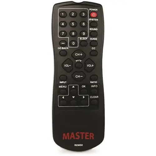 Master Commercial Tv Remote Control
