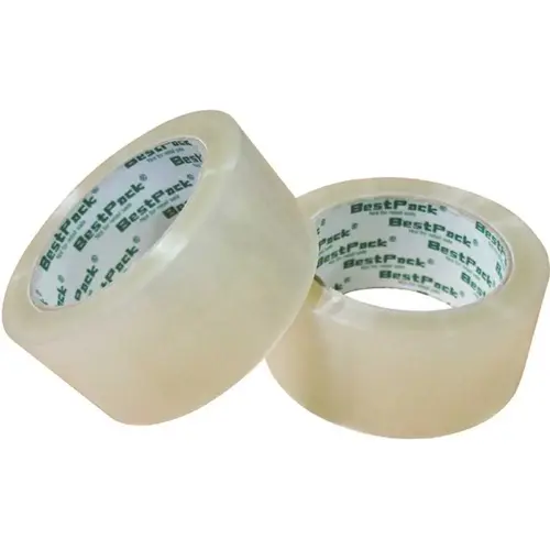 48 mm x 100 m 1.6 mil BG16 Clear Packing Tape - pack of 36 48 mm x 100 m 1.6 mil BG16 Clear Packing Tape - pack of 36