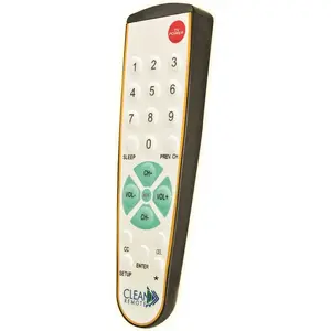 Clean Remote CR3BCB Cr3bcb Tv/TV Plus Cable Box Remote Control W/ Black Case