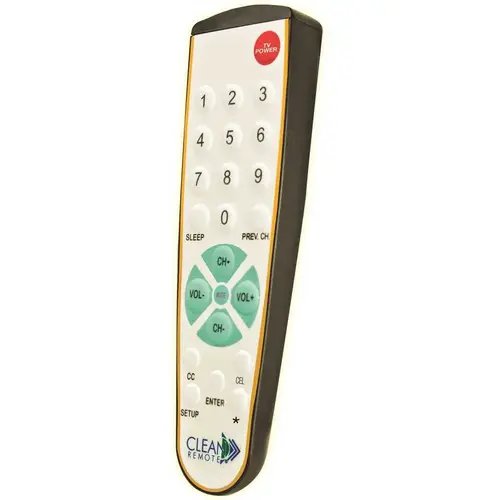 Cr3bcb Tv/TV Plus Cable Box Remote Control W/ Black Case