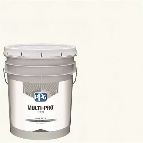 Multi-Pro Flat Interior Paint, Delicate White