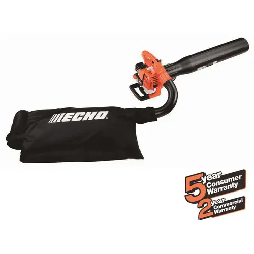 165 MPH 391 CFM 25.4 cc Gas 2-Stroke Handheld Leaf Blower Shred N Vac