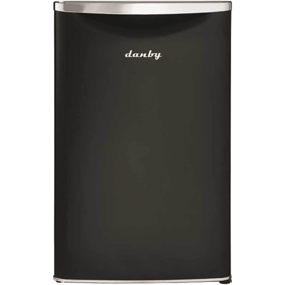 Danby Products DAR044A6MDB Contemporary Classic 4.4 cu. ft. Mini Fridge in Midnight Metallic Black without Freezer