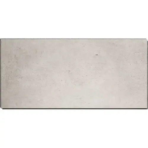 23.23 in. L x 11.1 in. W Frost Nickel No Grout Vinyl Wall Tile (17.9 sq. ft./case) Grey