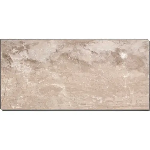 23.23 in. L x 11.1 in. W Venetian Marble No Grout Vinyl Wall Tile (17.9 sq. ft./case) Beige/Bisque