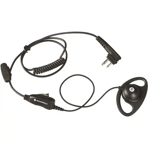 D-Ring Earpiece with Inline PTT