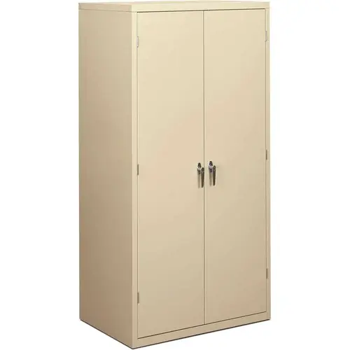 24.25 in. D x 36 in. W x 71.25 in. H, Putty, Assembled Storage Cabinet 24.25 in. D x 36 in. W x 71.25 in. H, Putty, Assembled Storage Cabinet