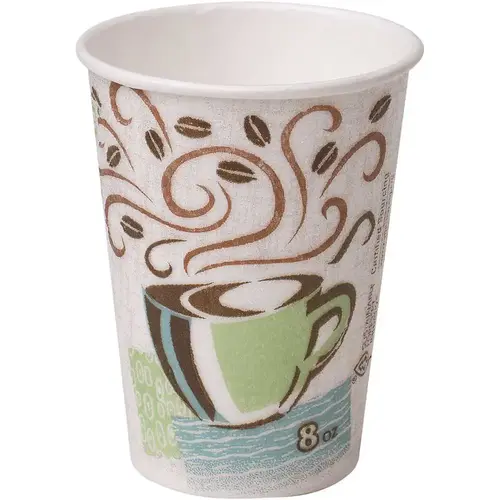 PerfecTouch 8 oz. Coffee Haze Disposable Insulated Hot Paper Cup (1,000 Hot Cups per Case) Assorted Colors - pack of 20 PerfecTouch 8 oz. Coffee Haze Disposable Insulated Hot Paper Cup (1,000 Hot Cups per Case) Assorted Colors - pack of 20