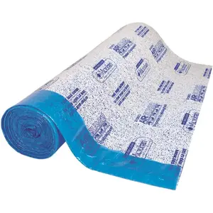 Roberts 70-105 AirGuard 100 sq. ft. 40 in. x 30 ft. x 2 mm 5-in-1 Underlayment with Microban for Laminate and Engineered Wood Floors Blue