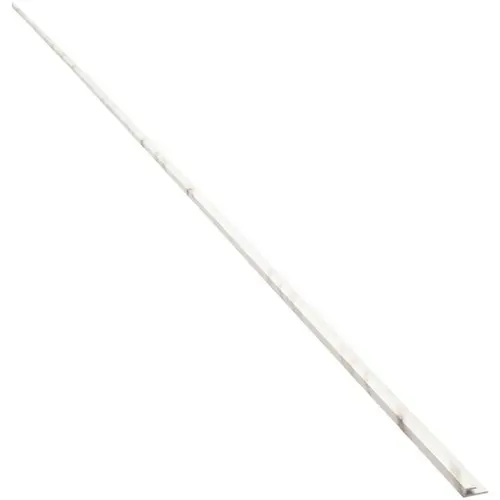 J-Trim, 94 in L, 0.93 in W, Vinyl, Carrara Marble, Adhesive Installation - pack of 5 J-Trim, 94 in L, 0.93 in W, Vinyl, Carrara Marble, Adhesive Installation - pack of 5