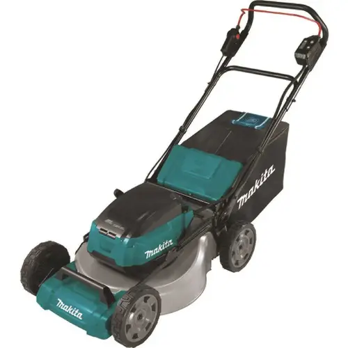 Lawn Mower, 5 Ah, 18 V Battery, Lithium-Ion Battery, 21 in W Cutting, 1-Speed, 1-Blade Teal Lawn Mower, 5 Ah, 18 V Battery, Lithium-Ion Battery, 21 in W Cutting, 1-Speed, 1-Blade Teal
